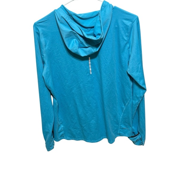 Nike Women's Teal pullover dri fit  hoodie Size large - Picture 2 of 2